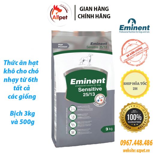 hạt eminent cho chó già và chó nhạy cảm